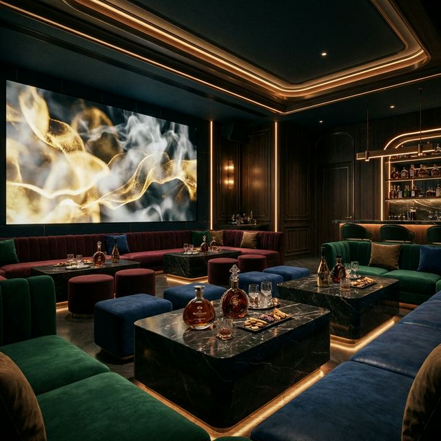 건대 가라오케 프리미엄 VVIP 라운지 실제 시설